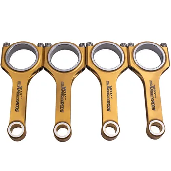 

Titanizing 130.5mm Connecting Rods for Subaru Impreza Legacy EJ20 EJ25 WRX STi conrod connect rod con rods ARP Bolts piston pin