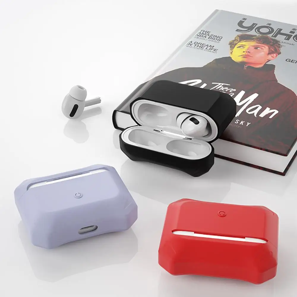 Для Apple AirPods Pro Беспроводная зарядка коробка Силиконовая Защита от царапин кобура Bluetooth защита для наушников для Airpods 3#111