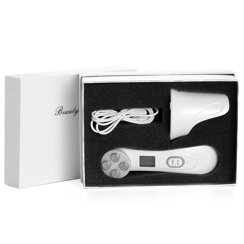 Electroporation Needle Free Face Beauty Pen Radio Frequency LED Photon Face Skin Rejuvenation Removing Wrinkles 1