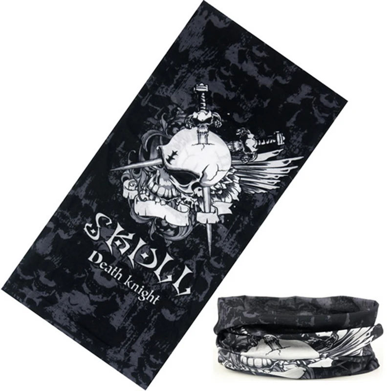 Cycling Bandana Bandana Headscarf Cotton Bandana Camouflage Bandana Motorcycle Bandana Multifunctional Bandana Bandana Neck Cover New Design Fashion Hip-hop Skull Bandana For Boy