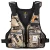 JARUSITE Fishing Vest Fly Fishing Jacket Плавучий Жилет с Держателем Бутылки Воды для Каякинга Парусного спорта Катания на лодках Водных видов Спорта