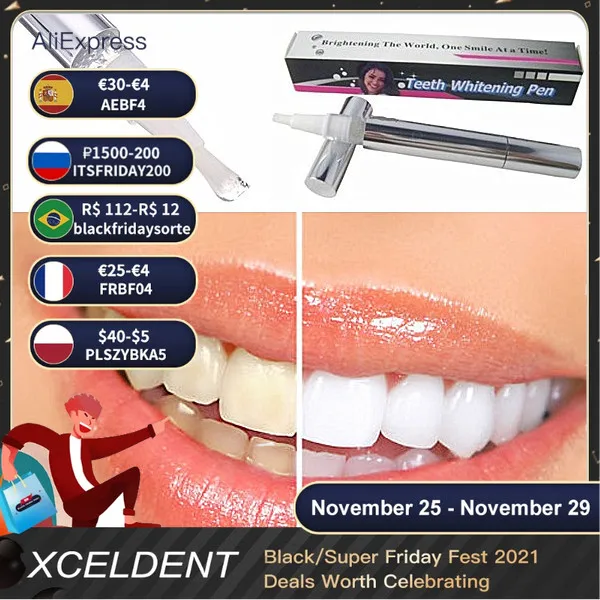 5 шт. гель для отбеливания зубов |