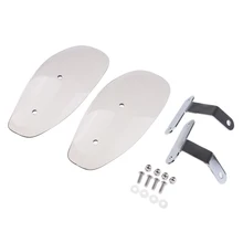 Защита от ветра с креплением на болт и кронштейн для мотоциклов/велосипедов/чопперов/дробилок/туров