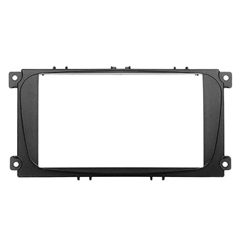 

2 Din Car DVD Radio Frame for Ford Focus II C-Max S-Max Fusion Stereo Panel Dash Mount Double Din Fascia Install Kit Refit Frame