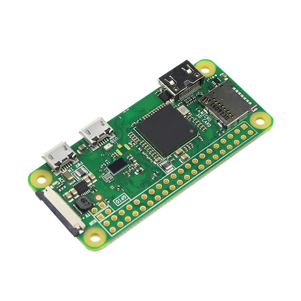 Для Raspberry Pi Zero W PI Zero 1,3 комплект USB удлинитель Беспроводная плата 1 ГГц 512 М ram слот Micro-SD Mini HDMI блок питания Micro USB