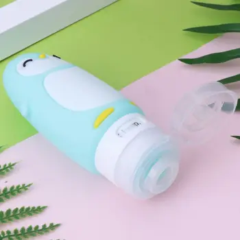 

Outdoor Portable Squeeze Empty Bottle Refillable Animal Shape Silicone Container 896D