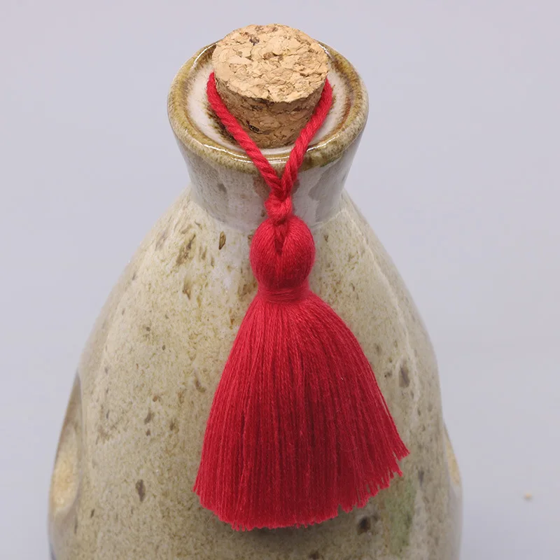 Description Picture 5 of item5/10Pcs Cotton Tassel 8cm Hanging Rope Fringe Tassel For Sewing Craft Home Curtains Garment Decoration Accessories