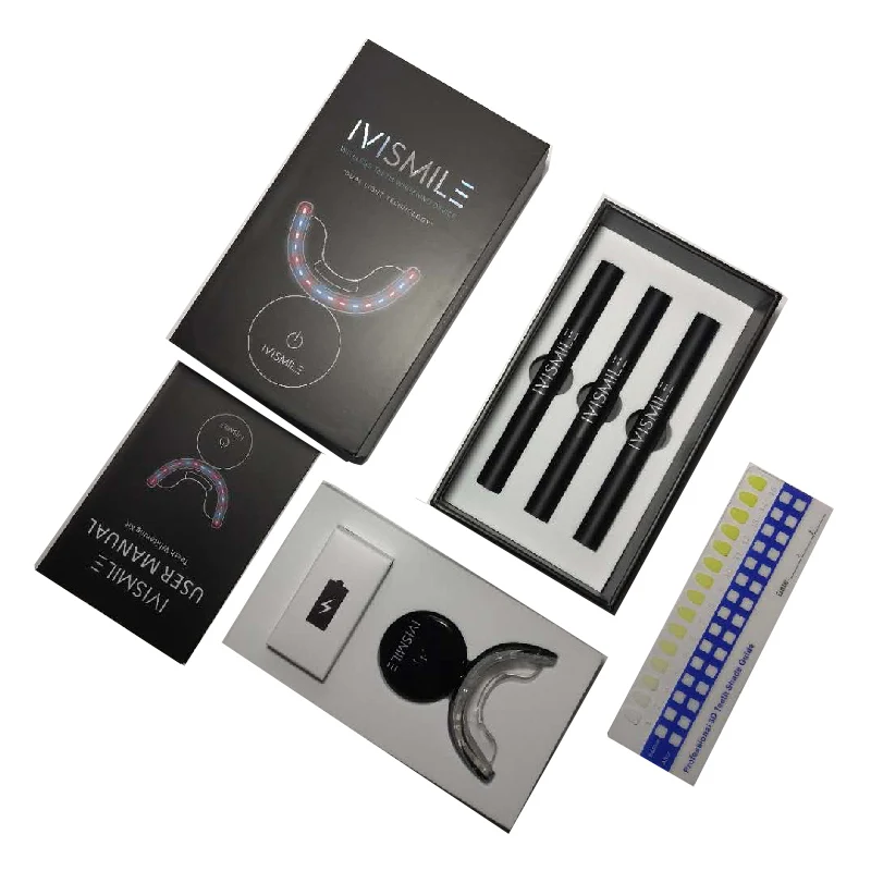 

Teeth Whitening Kit with LED Light Professional 35% Carbamide Peroxide Tooth Whitener Gel Bright White Smile Set with Mouth Tray