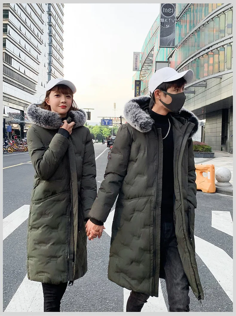 Cotton padded men's winter new Korean down cotton padded jacket couple fashion men's coat men clothes