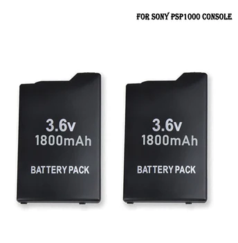 

2Pcs Rechargeable Battery For PSP 1000 Console Gamepad 3.6V 1800mAh Batteries For Sony PlayStation Portable PSP1000 Controller