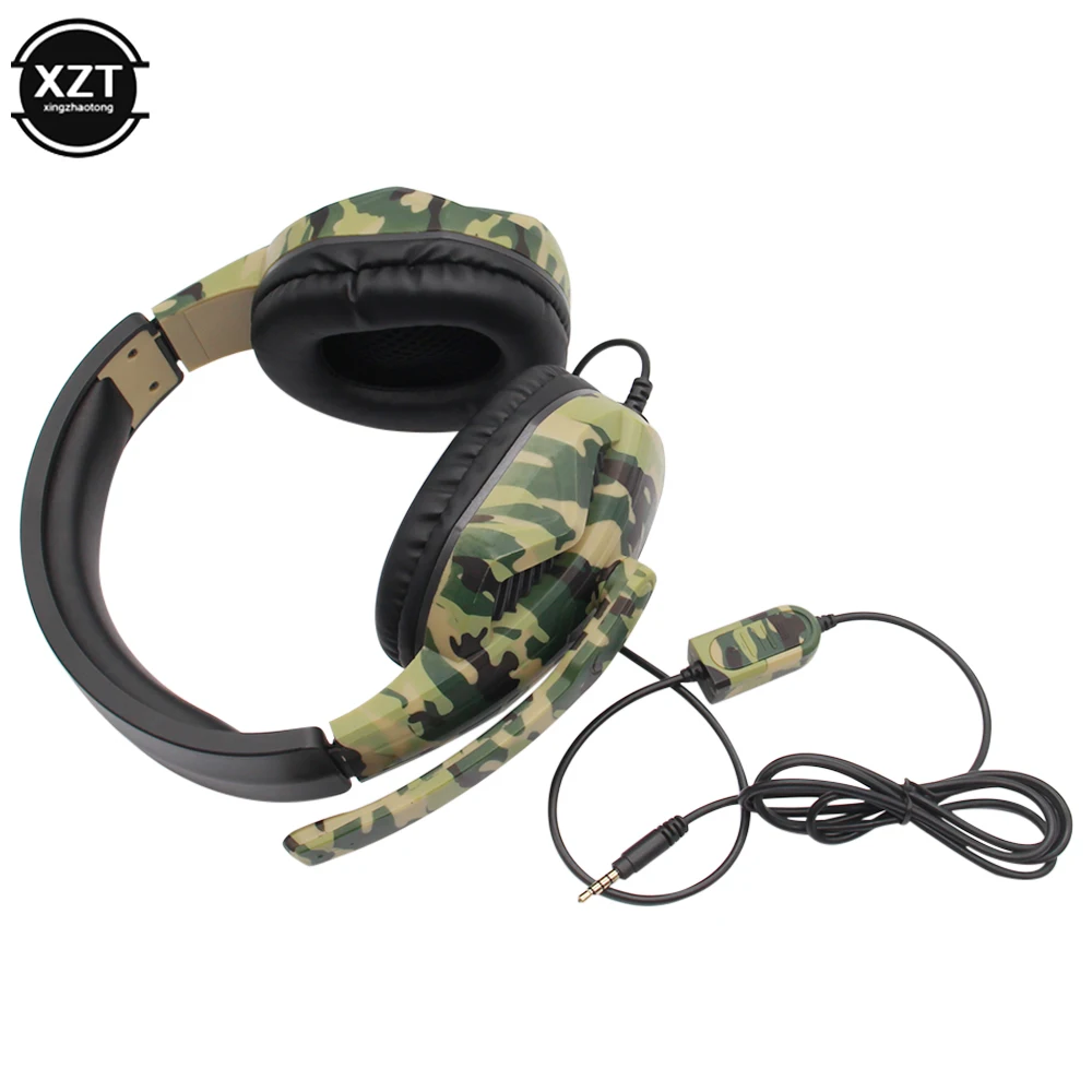 3.5mm AUX Camouflage Gaming Headset