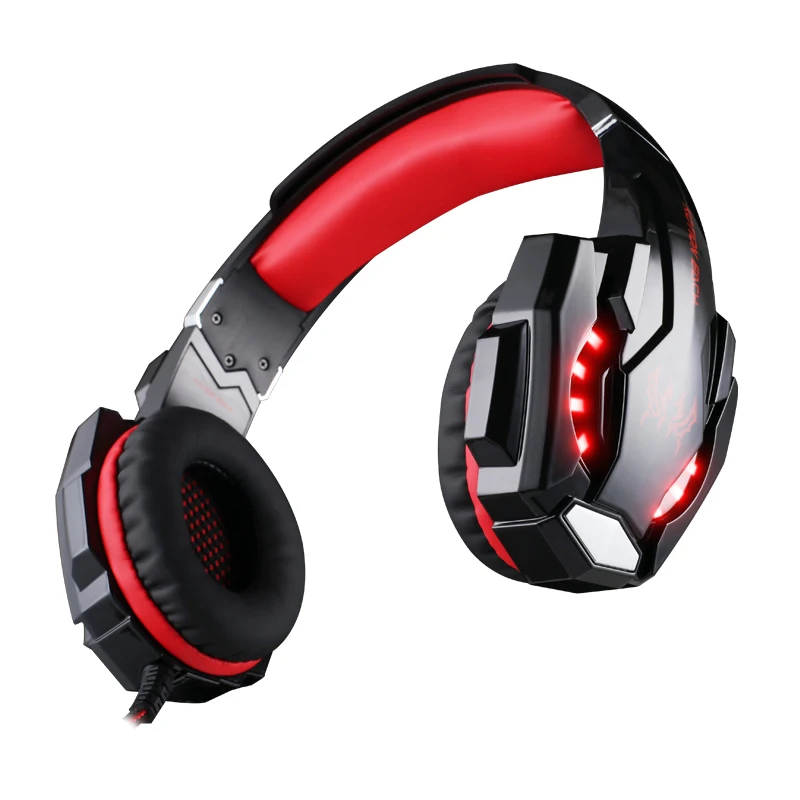 G9000 gaming headphone bass stereo headset microphone LED light for PS4 computer phone taptop tablet PC gamer 3 5 mm USB7 1 hole