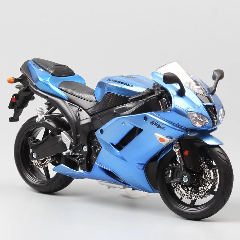 Masito 1/12 весы классика Kawasaki Ninja ZX-6R Diecasts& Toy транспортные средства спортивные гоночные модели мото rcycle мотоциклы игрушки детские подарки