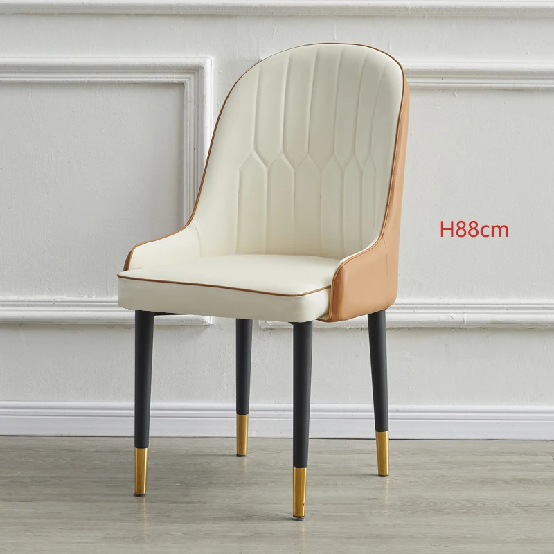 Скандинавский светильник, роскошные обеденные стулья, Современная креативная мебель, спинка из цельного дерева, обеденные стулья для дома, гостиной, обеденные табуретки - Цвет: N   H88CM