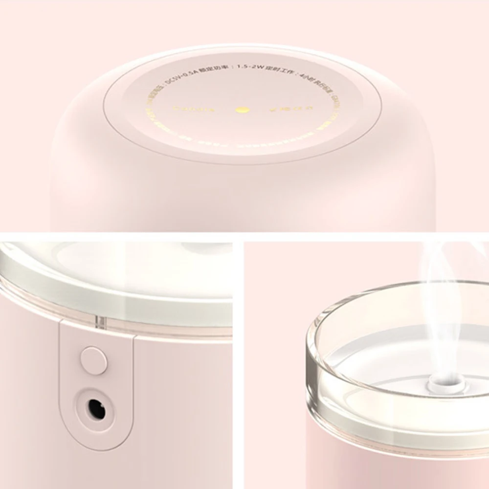 Арома-диффузор, распылитель, USB увлажнитель, USB, ароматерапия, портативный, универсальный, светодиодный, 280 мл, 5 В, 2 Вт, 3 цвета