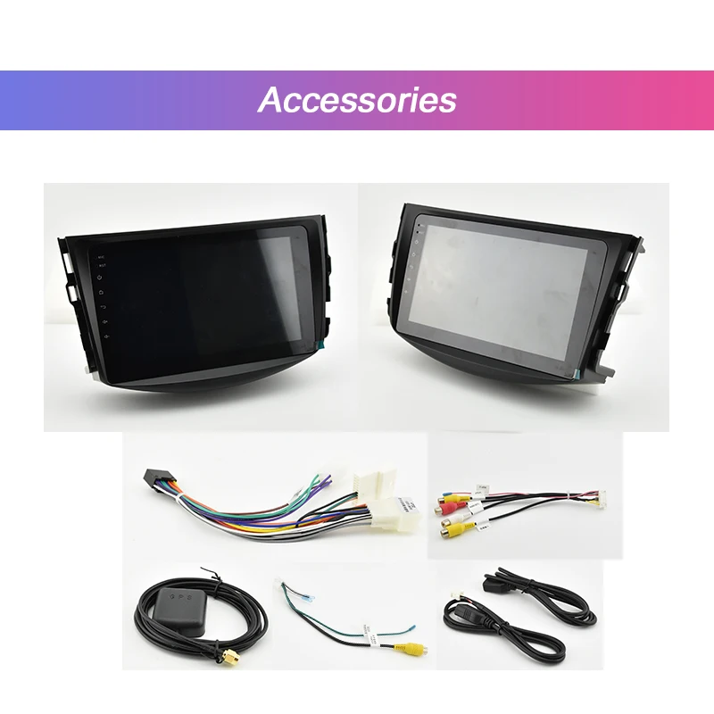 Perfect AUTOTOP 2 Din RAV 4 Car DVD GPS Player Android 9.0 For Toyota RAV4 Multimedia 2007-2011 Radio Stereo Navigation NO DVD WiFi RDS 5