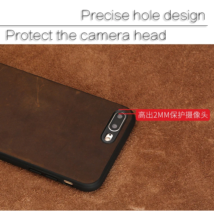 Тонкий кожаный чехол для iphone 7 Plus 8 plus из натуральной кожи, защитный чехол для iphone X XR XS MAX, чехол, крутой чехол