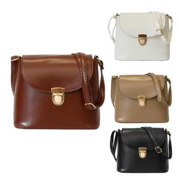 

LJL-Women's PU Leather Solid Color Shoulder Bag Mobile Wallet Cosmetic Bag Lady Diagonal Bag