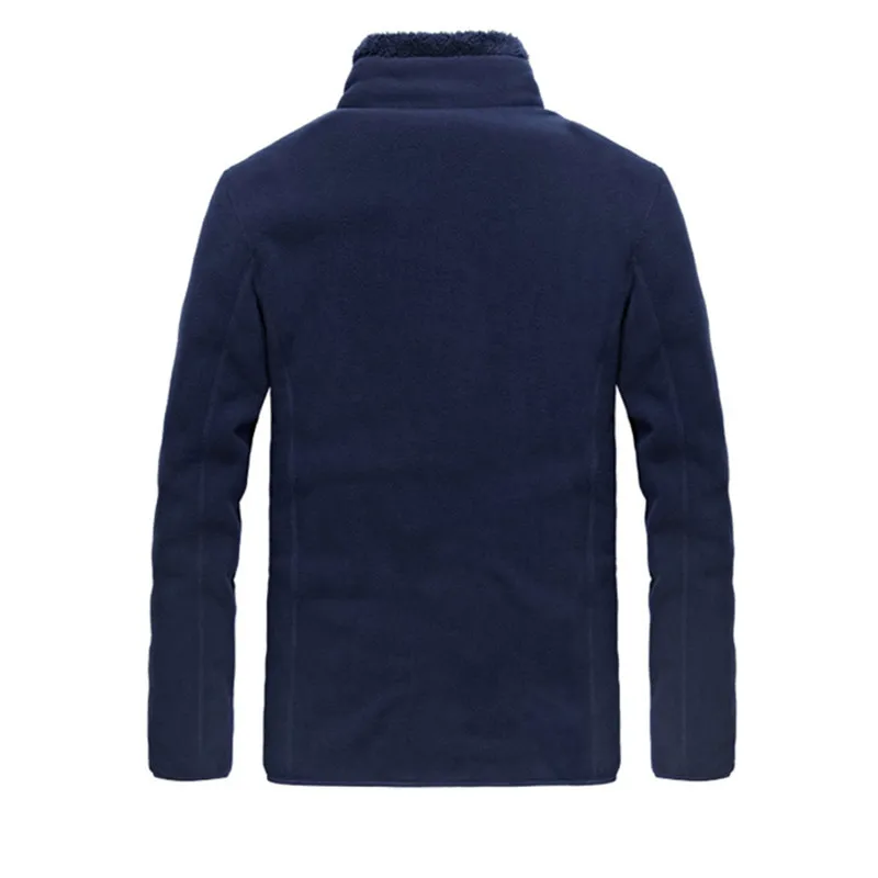 5XL Men Women Winter Plus Velvet Thicken Warm Coat Outdoor Sport Climbing Fishing Riding Hiking Windproof Thermal Fleece Jacket