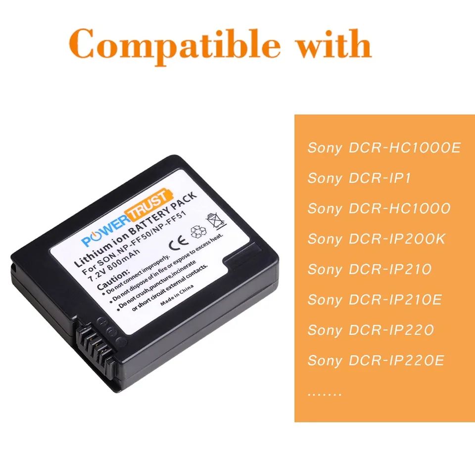 Batterie compatible avec SONY DCR-SR210E - Leroy Merlin