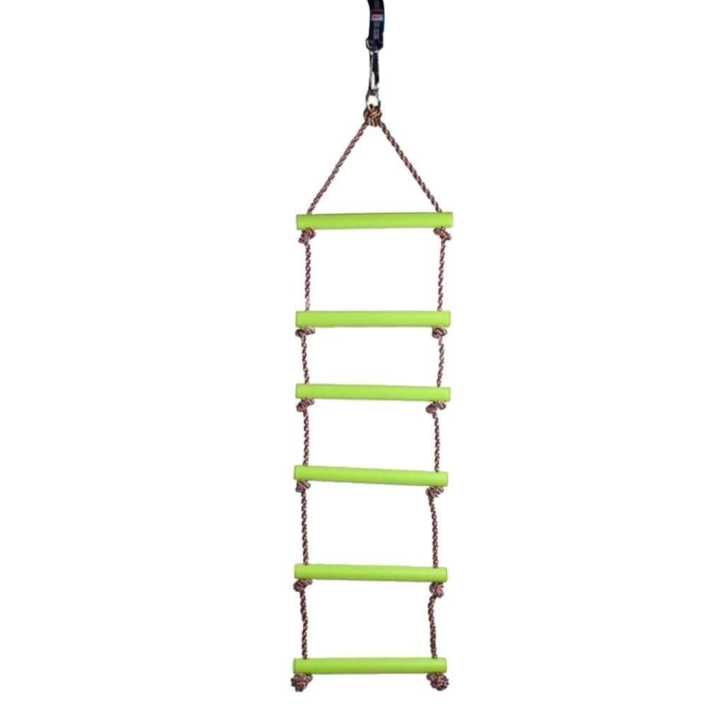 Kids Outdoor Swing Seat Climbing Ladder Disc Rope Swingset Backyard Garden Toy Kids Outdoor Swing Seat Climbing Ladder Disc Rope Swingset Backyard Garden Toy