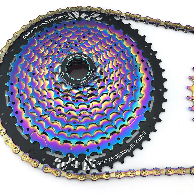 Горный велосипед 11 скоростей кассета 11-50T RACEWORK MTB GXP цепное кольцо велосипед YBN 11 скоростная цепь