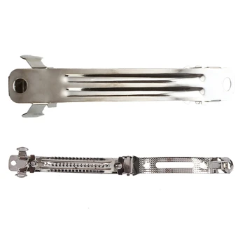 

50 Pcs 80mm Metal French Clips Hair Bows Barrettes - Silver & 24x French Barrette Style Hair Clips 60mm 2 3/8 Inch 23006