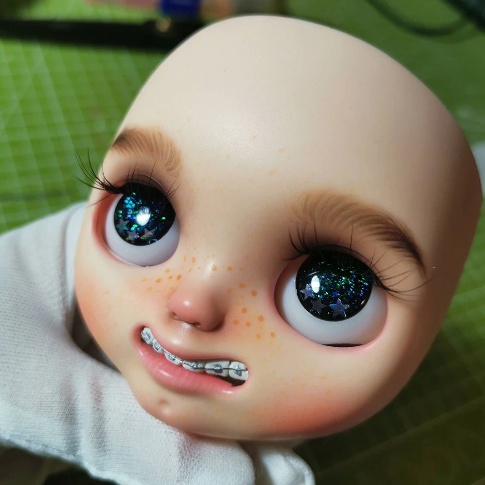 Blyth кукольная лицевая пластина для diy вашего макияжа blyth включая заднюю панель