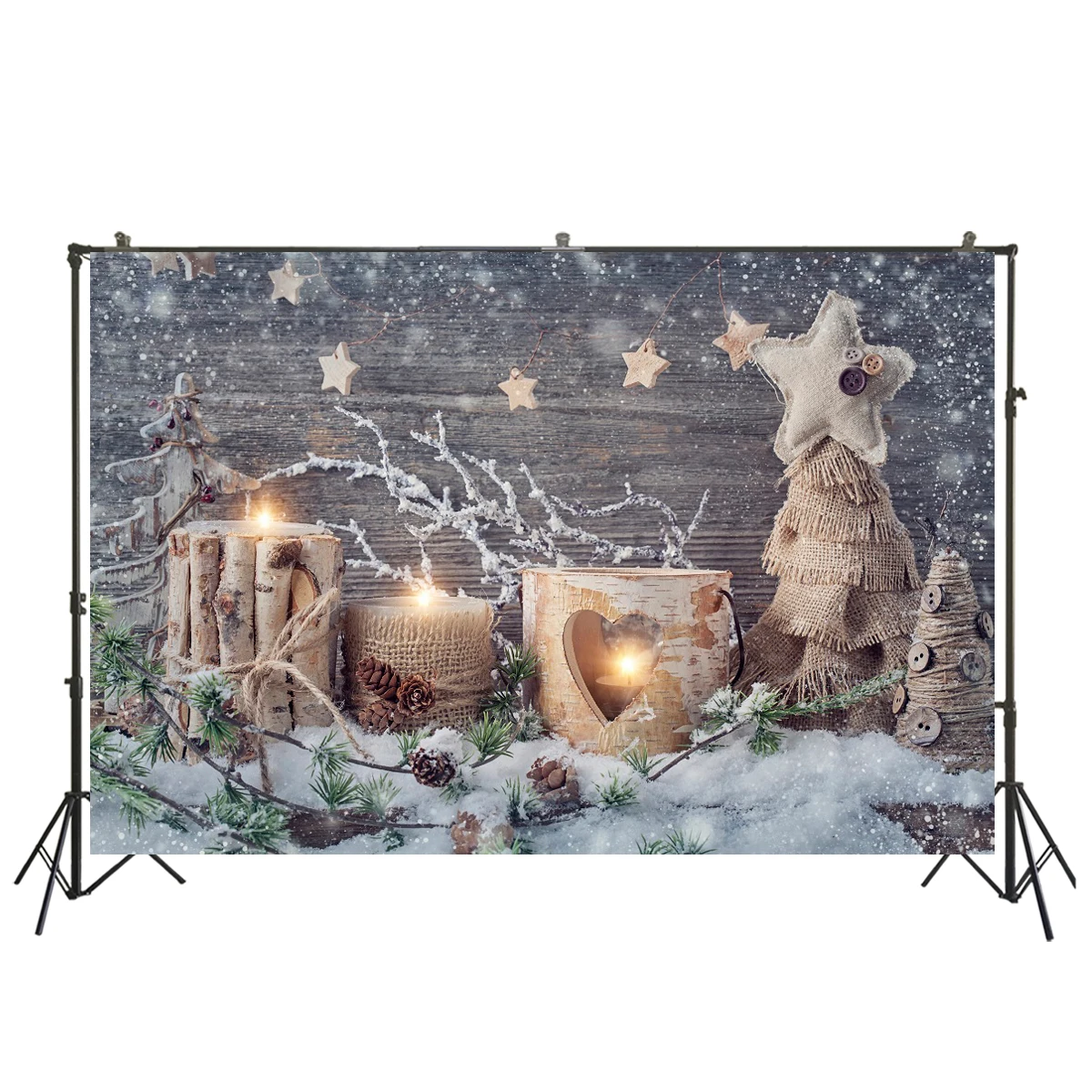 

HUAYI Photophone Photography Backdrops Photo Backgrounds Christmas Decorations for Home Studio XT-4503