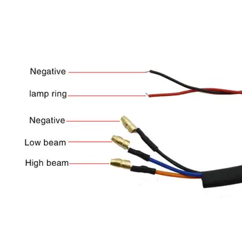 

Motorcycle Motorcycle Headlight Eyes Halo Ring 1* 6.5In Headlight 12V DC