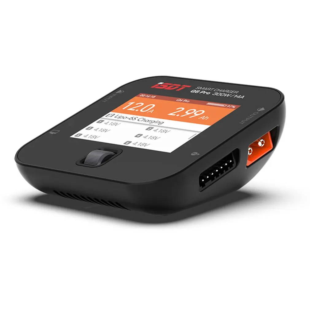 

ISDT Q6 Lite 200W 8A / Q6 Pro 300W 14A MINI Pocket Lipo Battery Balance Charger for Lilon LiPo LiHV NiMH Pb RC Models DIY