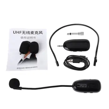 

UHF Wireless Microphone Professional Head-wear Mic for Voice Amplifier Computer