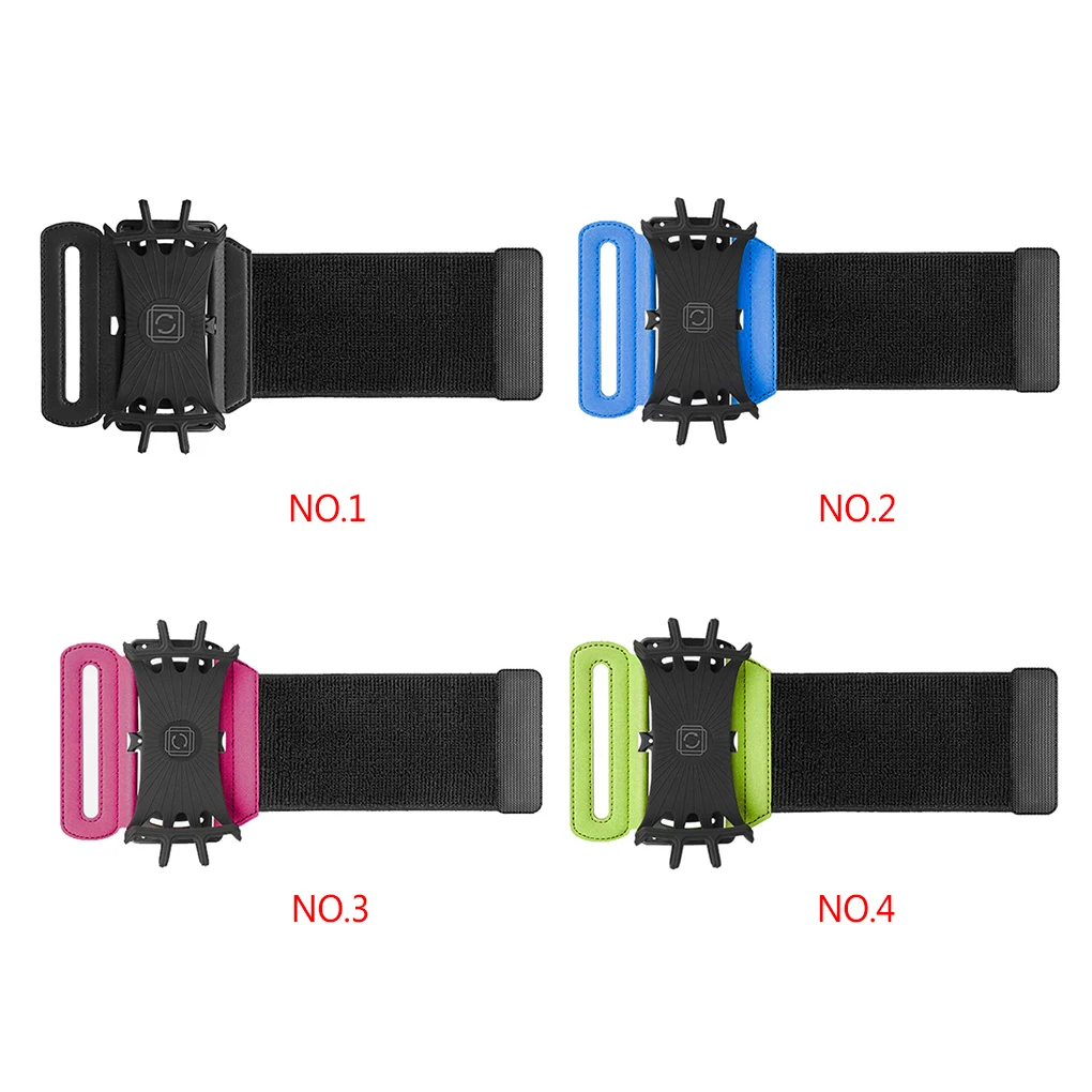 360 Rotation Mobile Phone Holder Outdoor Sport Running Jogging Cellphone Wristband Holder