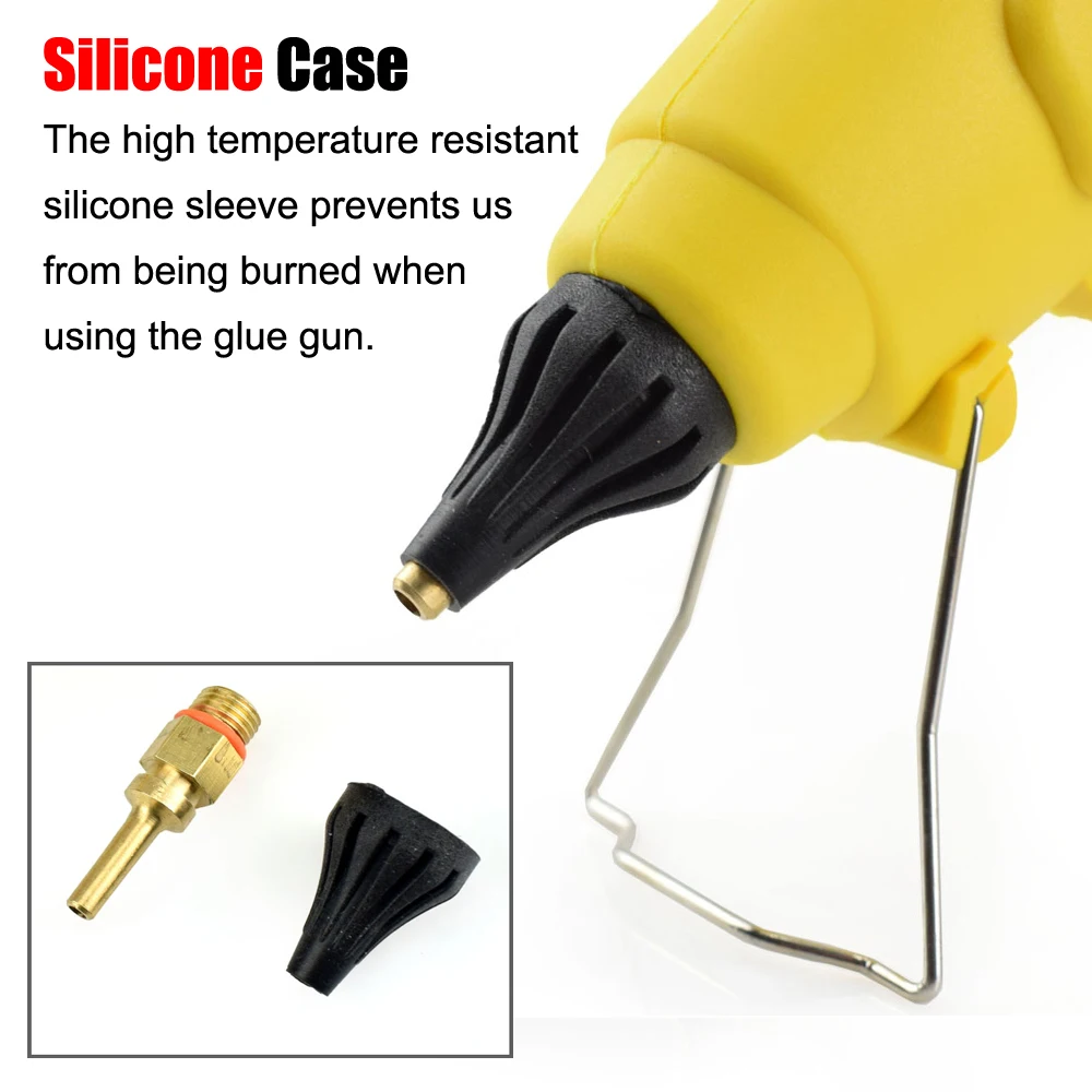 Hot Melt Glue Gun Hot Glue Gun 300W Hot Glue Gun Temperature Regulating Hot Melt Glue Gun with 11mm Sticks/Copper Nozzle for Home DIY Tool