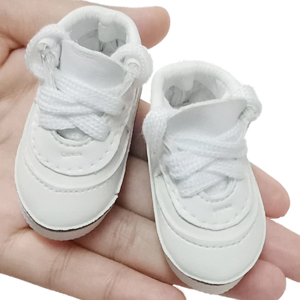 5.5*2.8cmPU Leather Shoes For BJD Dolls fit 14.5inch Girl Doll 20cm Plush EXO Dolls Boots Accessori toys doll shoes
