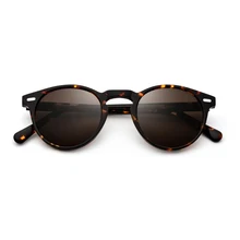 Коричневые/черные женские поляризованные солнцезащитные очки пластиковые титановые UV400 очки для женщин размер 47-23-145 мм