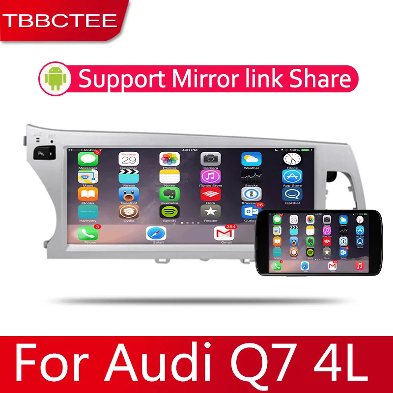 Top 2din Car multimedia Android Autoradio Car Radio GPS player For Audi Q7 4L 2006~2015 Bluetooth WiFi Mirror link Navi 3 Top 2din Car multimedia Android Autoradio Car Radio GPS player For Audi Q7 4L 2006~2015 Bluetooth WiFi Mirror link Navi 3