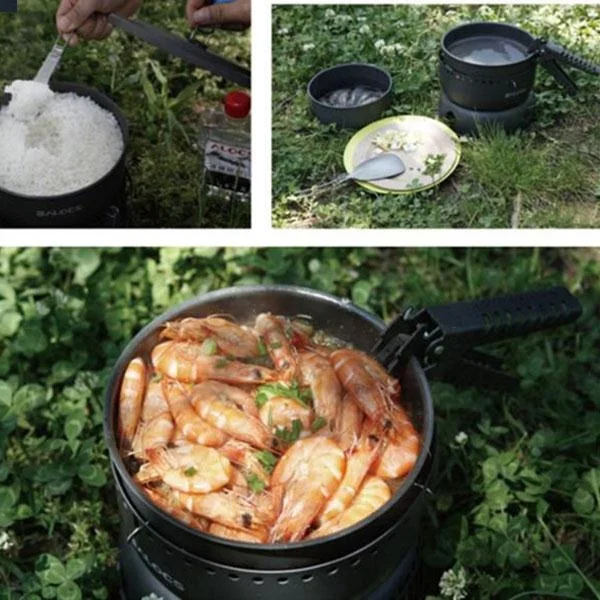 Camping Pot Pan Bowl Gripper For Cookware Cooking Backpacking Picnic HandleClip
