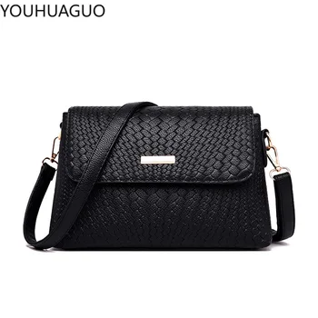 

YOUHUAGUO Women Shoulder Bags Small Satchel Simple Design Crossbody Bag Soft PU Leather Flap Bag Messenger Bags Sac Femme