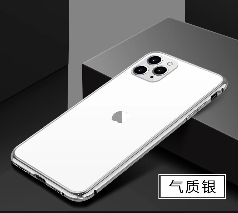 Роскошный металлический бампер чехол для телефона для Apple iPhone 11 Pro Max чехол алюминиевая рамка жесткий защитный чехол для iPhone 11 Pro Чехол