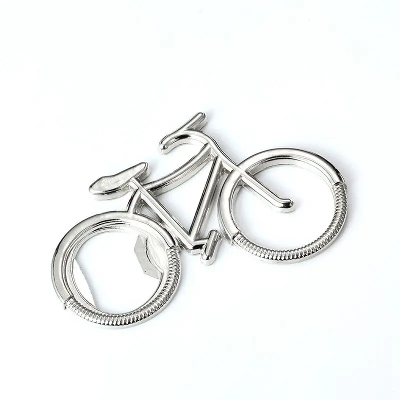 

2 pieces, silver, bicycle bottle opener