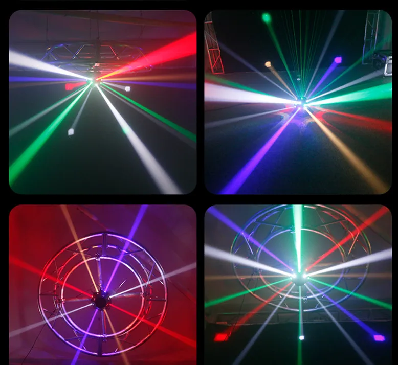 LED 80W+48W RGBW Moving Head Light DMX 512 High Brightness light for disco dance hall KTV stage night club DJ show bands