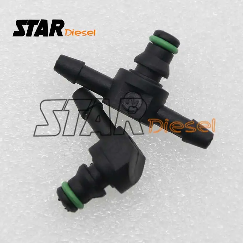 

L Type Return Oil Backflow for BOSCH Series Diesel Cr Fuel Injector Plastic 3 Two-way Joint Pipe 10pcs/LOT