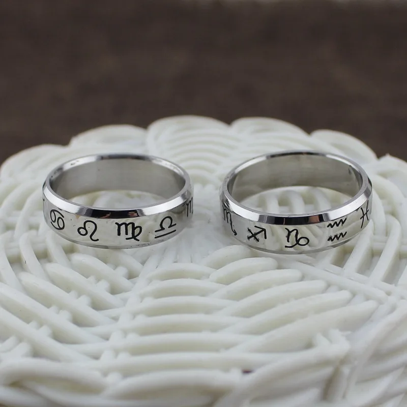 FENGLI титановая сталь Созвездие кольца для мужчин и женщин нержавеющая сталь подарок на день рождения Femme Астрономия энтузиастов кольцо ювелирные изделия