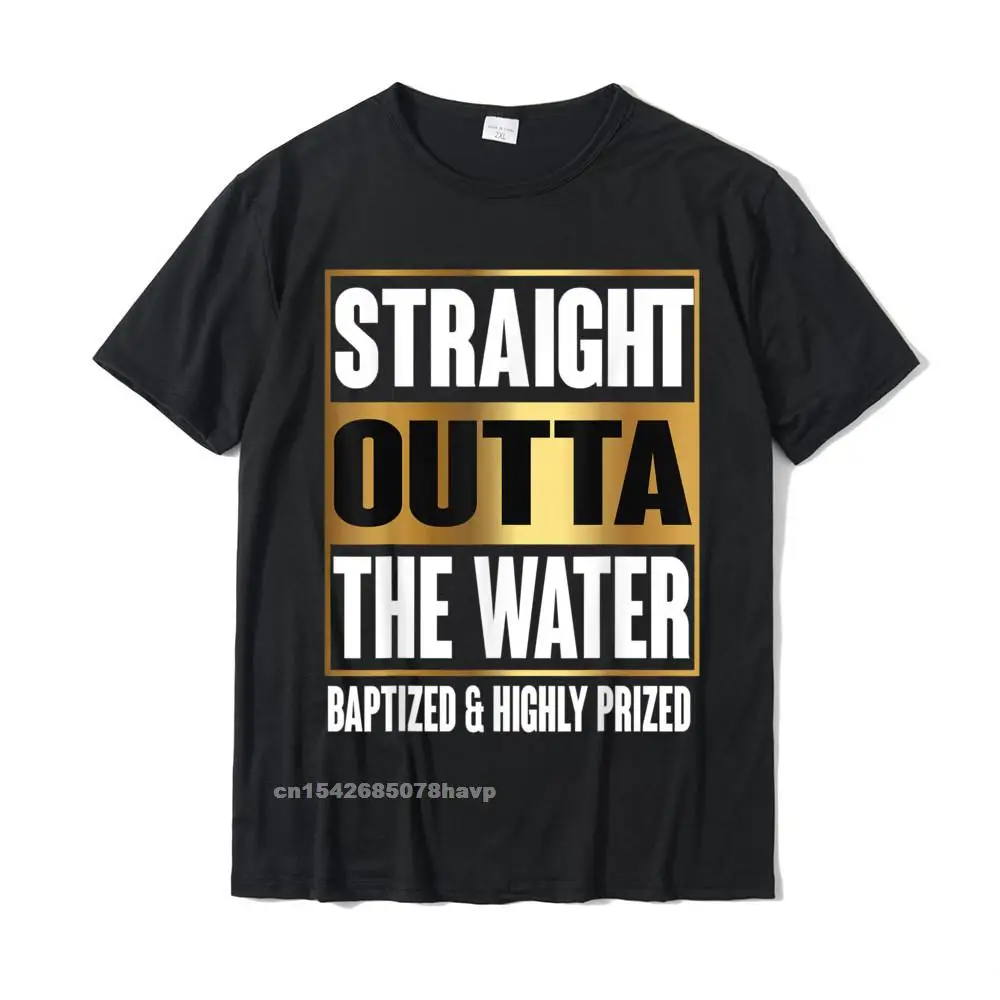 Cheap Men's Tops T Shirt Printed Birthday Top T-shirts 100% Cotton Short Sleeve Casual Tee-Shirt Crew Neck Wholesale Baptism shirt Adults Kids Funny Outta Water Tee Gifts Idea T-Shirt__1984.Baptism shirt Adults Kids Funny Outta Water Tee Gifts Idea T-Shirt  1984 black.