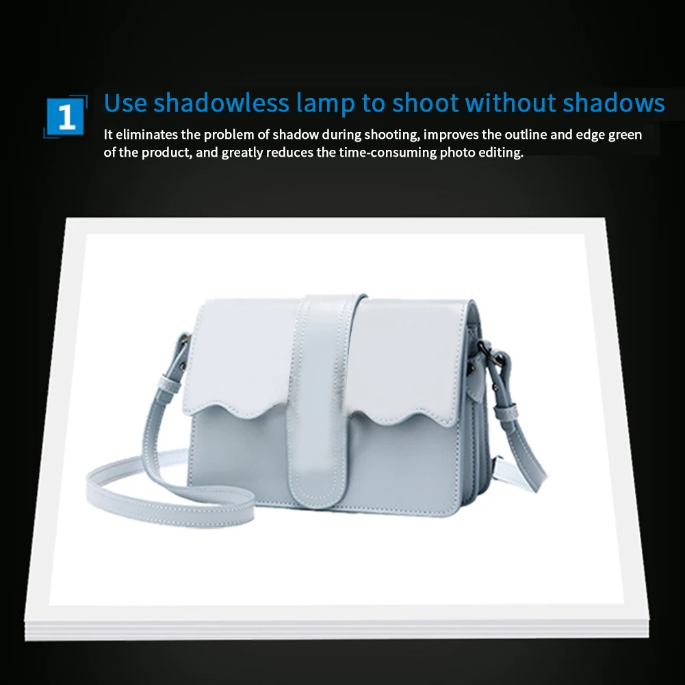 20 см Акриловая доска светодиодный светильник для фотосъемки практичный фон панель коврик для фотосъемки палатка фотостудия бестеневой светильник без мерцания