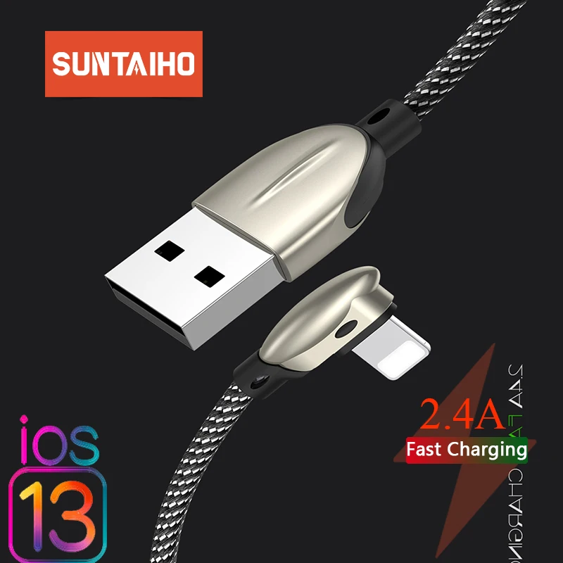 Suntaiho игры USB кабель зарядка для айфона быстрозаряжающий вспышки айфон Xs Max XR X 6 6s 5