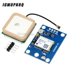 GY-NEO6MV2 NEO-6M gps módulo 3v-5v neo6mv2 com controle de vôo eeprom mwc apm2.5 grande antena para arduino