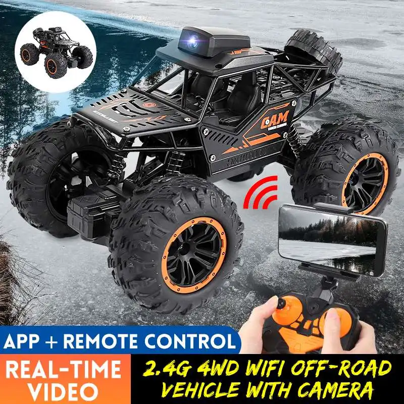 1:18 полноприводный Радиоуправляемый автомобиль 2 4 ГГц Wi-Fi FPV HD-камера внедорожник