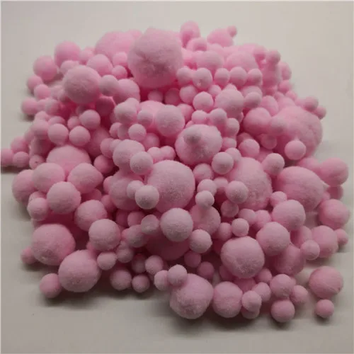 color13 light pink 20 г 8 до 30 мм смешанный размер 46 Цвет помпон помпоны мех плюшевый шар для шитья на ткани ремесло DIY свадебные украшения, аксессуары - Цвет: color13 light pink